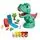 Dede Feed the Dinosaur Play Dough Set 03814 საბავშვო პლასტელინების ნაკრები, 2 image