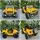 Super Car Speed Yellow - ელექტრო მანქანა კაუჩუკის საბურავებით