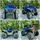 Mini Mitsubishi Jeep Blue - ელექტრო მანქანა კაუჩუკის საბურავებით