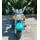 Electric Moto Harley Blue - ელექტრო მოტოციკლი, 3 image