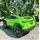 Lamborghini Electric Car Green - ელექტრო მანქანა კაუჩკის საბურავებით და ტყავის სავარძლით, 6 image