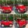 Mercedes Benz Painted Red - ელექტრო მანქანა კაუჩუკის საბურავებით