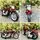 Electric Moto Harley Painted Red - ელექტრო მოტოციკლი