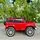 Toyota Off Road Electric Car Painted Red - ელექტრო მანქანა კაუჩუკის საბურავებით, 4 image