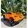 Lamborghini Electric Car Orange - ელექტრო მანქანა კაუჩკის საბურავებით და ტყავის სავარძლით, 6 image