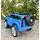 Toyota Off Road Electric Car Blue - ელექტრო მანქანა კაუჩუკის საბურავებით, 6 image