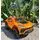 Lamborghini Electric Car Orange - ელექტრო მანქანა კაუჩკის საბურავებით და ტყავის სავარძლით, 2 image