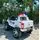 Police Super Car White - ელექტრო მანქანა კაუჩუკის საბურავებით, 5 image