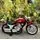 Electric Moto Harley Painted Red - ელექტრო მოტოციკლი, 4 image
