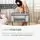KikkaBoo Noah Light  Grey ახალშობილის საწოლი, 6 image
