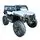 Mini Mitsubishi Jeep White - ელექტრო მანქანა კაუჩუკის საბურავებით, 7 image