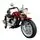Electric Moto Harley Painted Red - ელექტრო მოტოციკლი, 6 image
