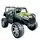 Big Electric Car Painted Green - ელექტრო მანქანა კაუჩუკის საბურავებით, 6 image