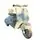 Vintage Electric Moto White - ელექტრო მოტოციკლი, 6 image