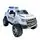Police Super Car White - ელექტრო მანქანა კაუჩუკის საბურავებით, 6 image