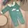 Little Bear Overall Turquoise  - ჩვილის კომბინიზონი