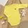Cutie Bodysuit Light Yellow -  ჩვილის ბოდე