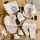 Cute Knitted 6 In 1 Set Beige - ჩვილის სამოსის ნაკრები
