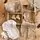 Cute Knitted 5 In 1 Set Beige - ჩვილის სამოსის ნაკრები