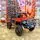 Electric Off-Road Toyota Painting Red - ელექტრო მანქანა კაუჩუკის საბურავებით