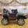 Electric Car Jeep Painting Grey - ელექტრო მანქანა კაუჩუკის საბურავებით, 3 image