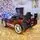 Electric Formula 1 Car Painting Red - ელექტრო მანქანა კაუჩუკის საბურავებით, 4 image
