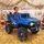 Electric Off-Road Car Blue - ელექტრო მანქანა კაუჩუკის საბურავებით