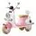 Retro Style Motorcycle Pink - ელექტრო მოტოციკლი, 2 image