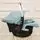 KikkaBoo 0+ (0-13 kg) Little Traveler Mint - მანქანის სავარძელი (ქარსითი), 2 image