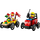 LEGO City 60458 Pizza vs. Fire Truck Race Car Pack, 7 image