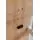 Baby When Wood Color Wheeled Bedside Cradle ახალშობილის საწოლი, 4 image