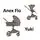 Anex Flo 2x1 Yuki საბავშვო ეტლის კომპლექტი