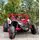 RC Racing Super Car Red - ელექტრო მანქანა კაუჩუკის საბურავებით