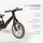KikkaBoo Balance bike Lanser Black საბავშვო ველოსიპედი (ბალანს ბაიკი), 5 image