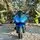 Electric Motorcycle Painting Blue - ელექტრო მოტოციკლი, 2 image