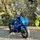 Electric Motorcycle Painting Blue - ელექტრო მოტოციკლი