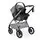 Cangaroo Baby Stroller 4 in 1 Unique Cloud Silver - ეტლის კომპლექტი, 14 image