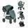Cangaroo Baby Stroller 4 in 1 Unique Pine Green - ეტლის კომპლექტი