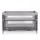 Cangaroo Folding Cot Next Level Grey - საბავშვო ორ დონიანი საწოლ-მანეჟი, 4 image