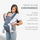 KikkaBoo Carrier Chloe Mesh Grey კენგურუ, 8 image