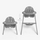 KikkaBoo Jammy Grey საკვები სკამ-მაგიდა, 8 image