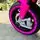 Sport Moto Pink With Light Wheel - ელექტრო მოტოციკლი მანათობელი საბურავებით, 6 image