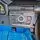 Toyota Land Cruiser Car Painting Blue - ელექტრო მანქანა კაუჩუკის საბურავებით, 7 image