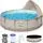 Bestway 561FY Steel Pro Max Canopy Round Pool Set With Filter And Ladder - კარკასული აუზი კარტრიჯული ფილტრით და კიბით