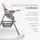 Kikkaboo Highchair Comfy + Pink  - საკვები სკამ-მაგიდა, 9 image