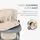 Kikkaboo Highchair Comfy + Beige - საკვები სკამ-მაგიდა, 8 image