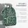 KikkaBoo Mama bag Siena Luxe Secret Garden Deep Green - დედის ჩანთა, 8 image