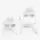KikkaBoo Jammy White საკვები სკამ-მაგიდა, 8 image