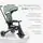 Kikkaboo Tricycle 8in1 Trix 2 Mint სამ თვლიანი ველო-ეტლი, 8 image