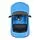 Moni Bo Car Mercedes DK-SL63 Blue ელექტრო მანქანა კაუჩუკის საბურავებით და ტყავის სავარძლით, 9 image